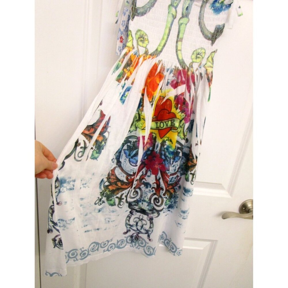 OCEAN BREEZE Women/Girl/Teen Summer Dress - Stretchy/Knee Length Size Medium NWT - Picture 9 of 14